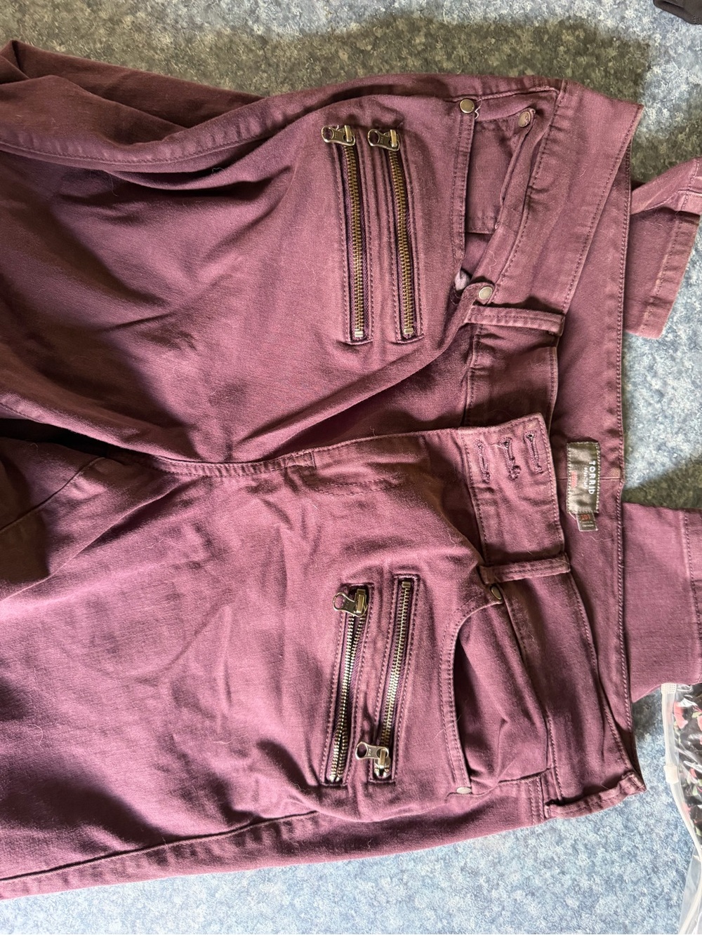 torrid plum skinny pants
